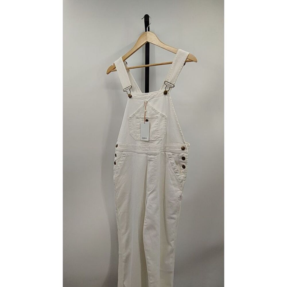 Quince White Overalls